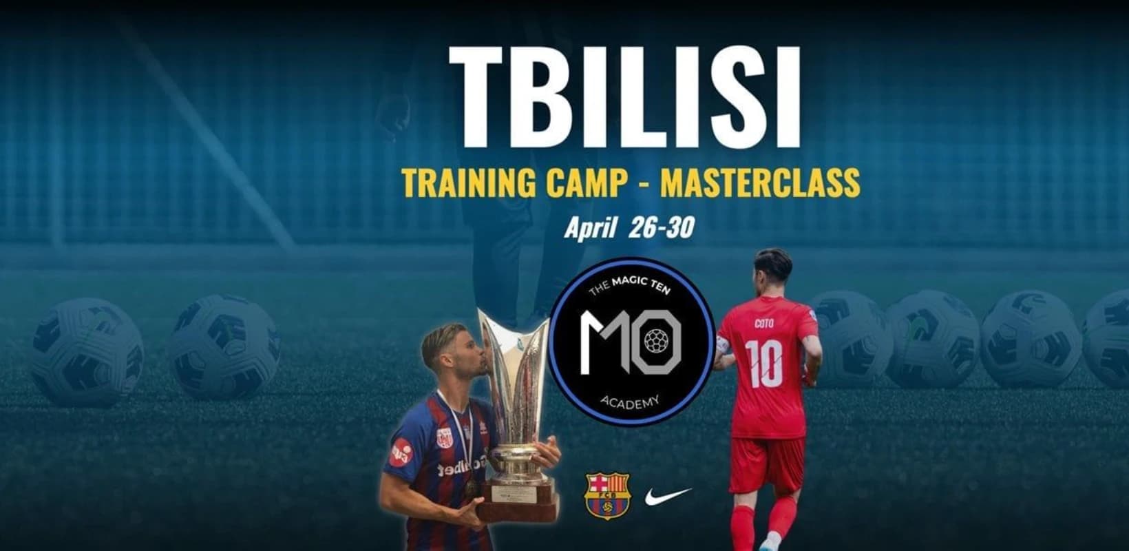 თბილისში The Magic 10 Academy-ს ორგანიზებით, საფეხბურთო კემპი ჩატარდება