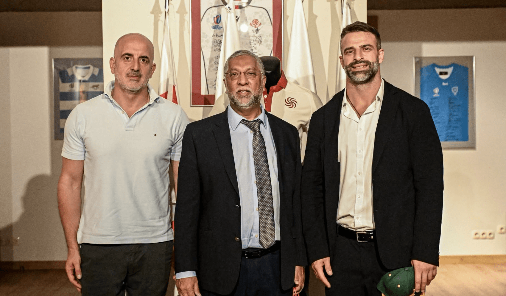სამხრეთ აფრიკის ელჩი საქართველოს რაგბის კავშირის პრეზიდენტს შეხვდა