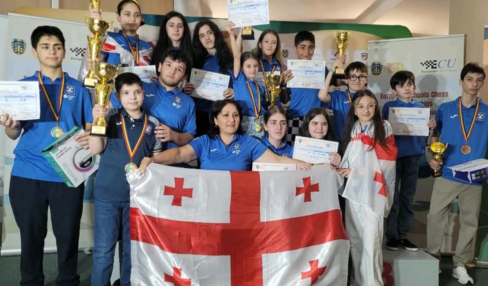 წარმატებით იასპარეზეს ქართველმა მოჭადრაკეებმა ევროპის სასკოლო ჩემპიონატზე