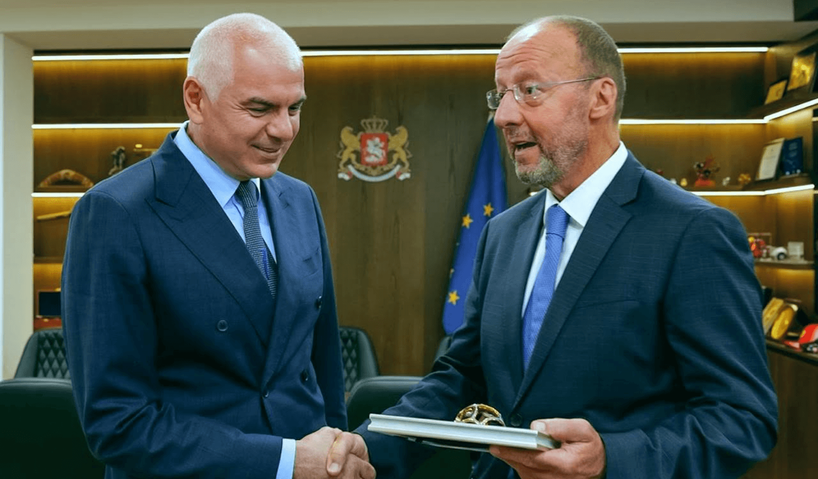 სპორტის მინისტრი ცენტრალური ევროპის ანტიდოპინგურ ორგანიზაციათა გაერთიანების დირექტორთა საბჭოს თავმჯდომარეს შეხვდა