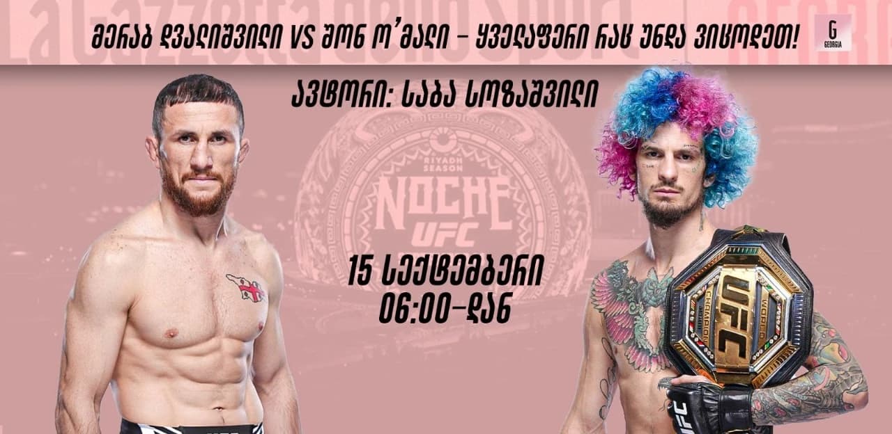 მერაბ დვალიშვილი VS შონ ო’მალი - ყველაფერი რაც უნდა ვიცოდეთ!