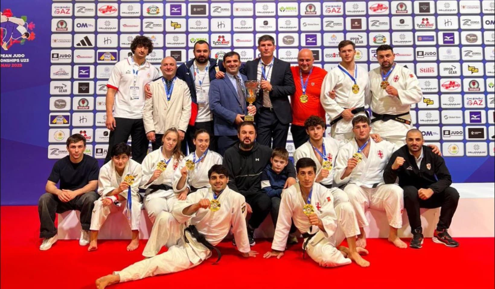 ზედიზედ მეორედ, საქართველოს ძიუდოს U23 ნაკრები ევროპის ჩემპიონია