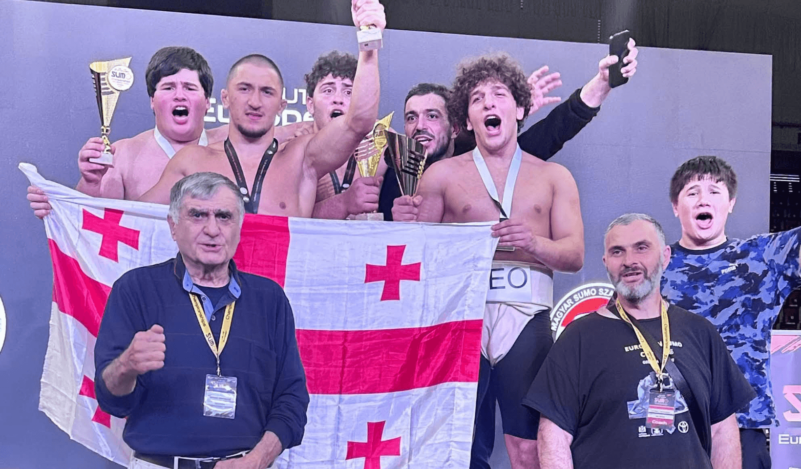საქართველოს სუმოს ჭაბუკთა ნაკრებმა ევროპის ჩემპიონატზე ხუთი მედალი მოიპოვა