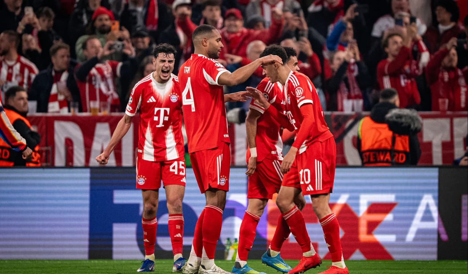 უხვგოლიანი დრამა მიუნხენში და უგოლო ფრე ლონდონში — ბაიერნი და არსენალი 1/2 ფინალში გავიდნენ