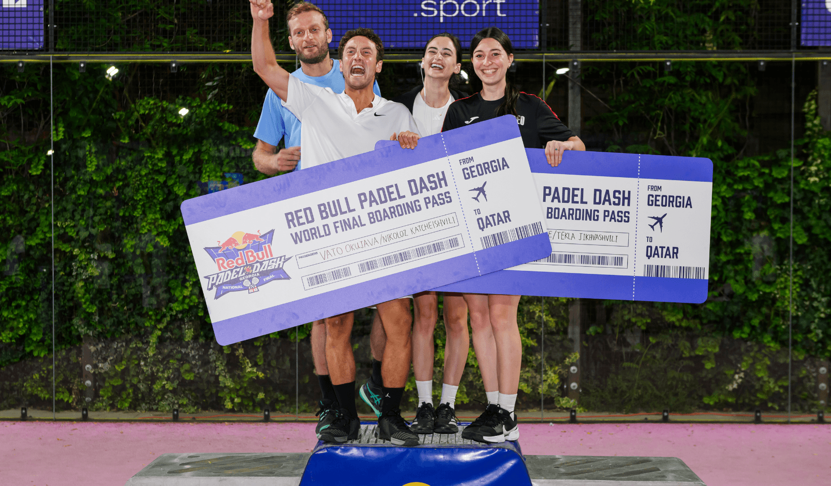 Red Bull Padel Dash-ის სამოყვარულო ტურნირი დასრულდა, - გამარჯვებულები მსოფლიო ფინალისთვის ემზადებიან
