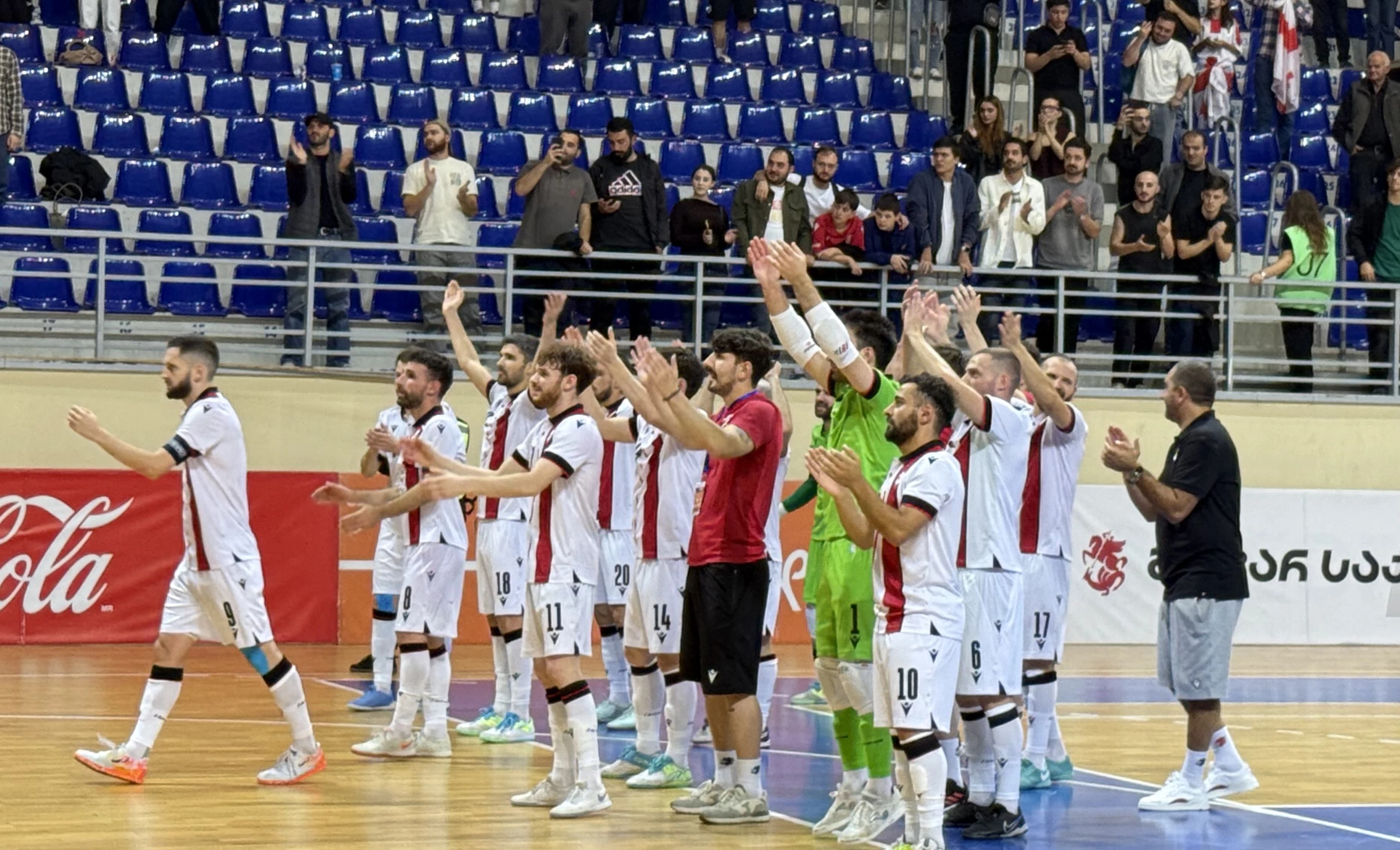 ერთი ნაბიჯი ევროპის ჩემპიონატამდე - საქართველოს ფუტსალის ნაკრებმა სლოვაკეთს მოუგო